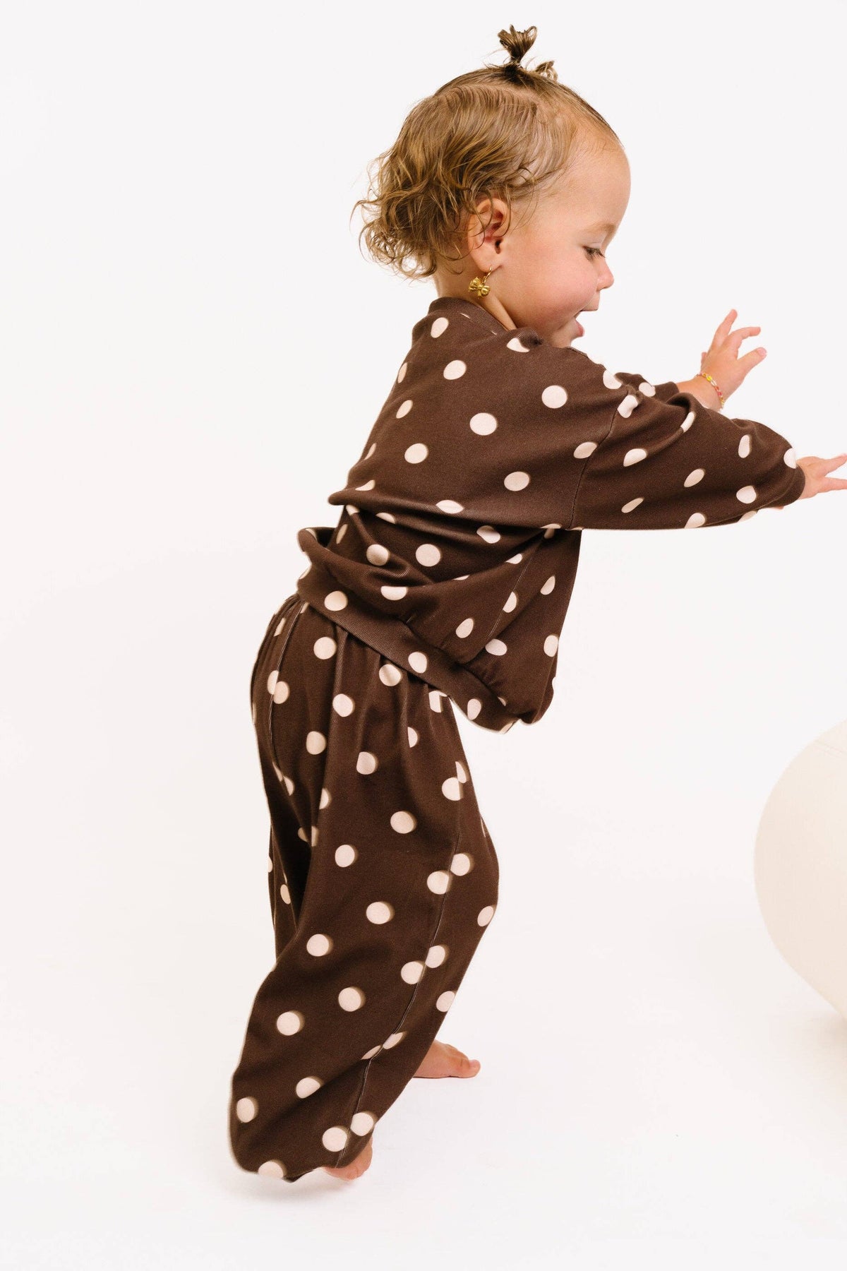 Espresso Polkadot Sweatsuit