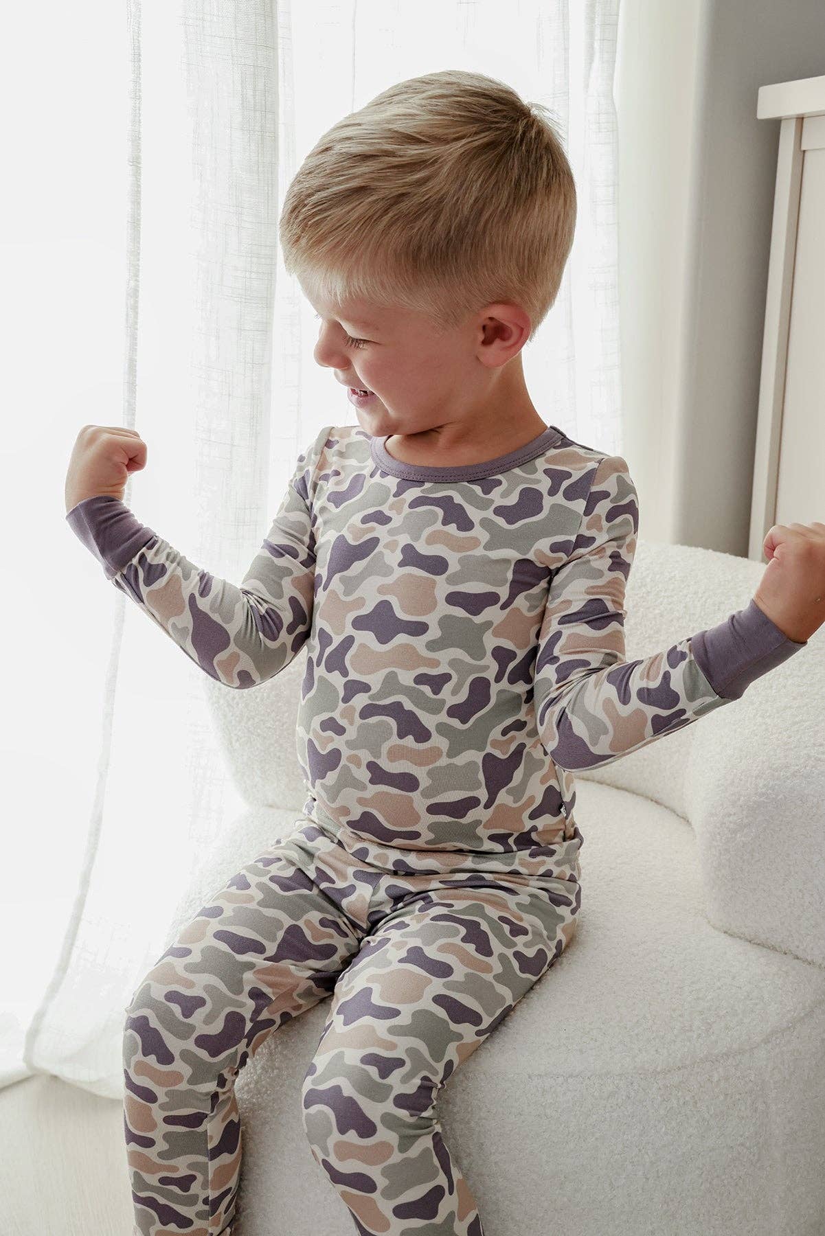 Two Piece PJ Set | Camo Cutie