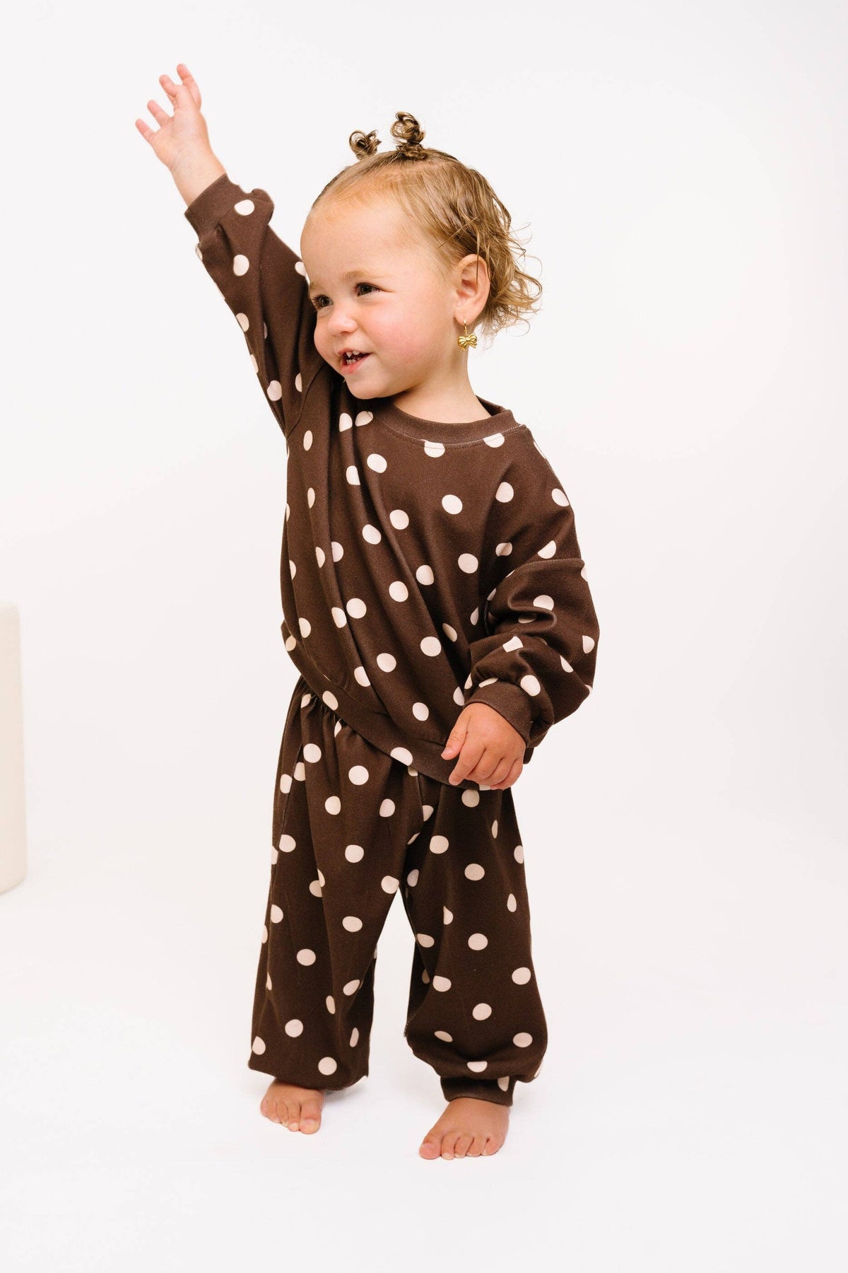 Espresso Polkadot Sweatsuit