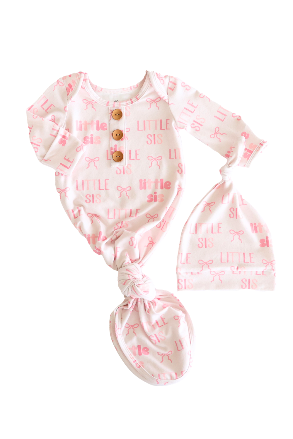 Newborn Knot Gown Little Sis