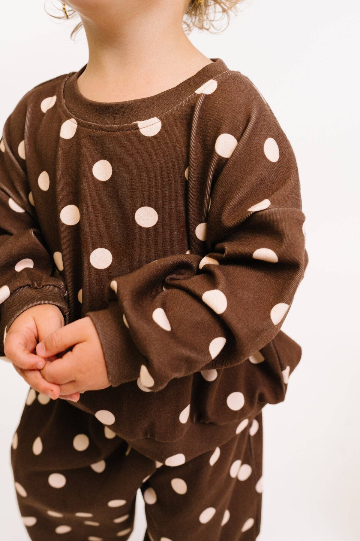Espresso Polkadot Sweatsuit