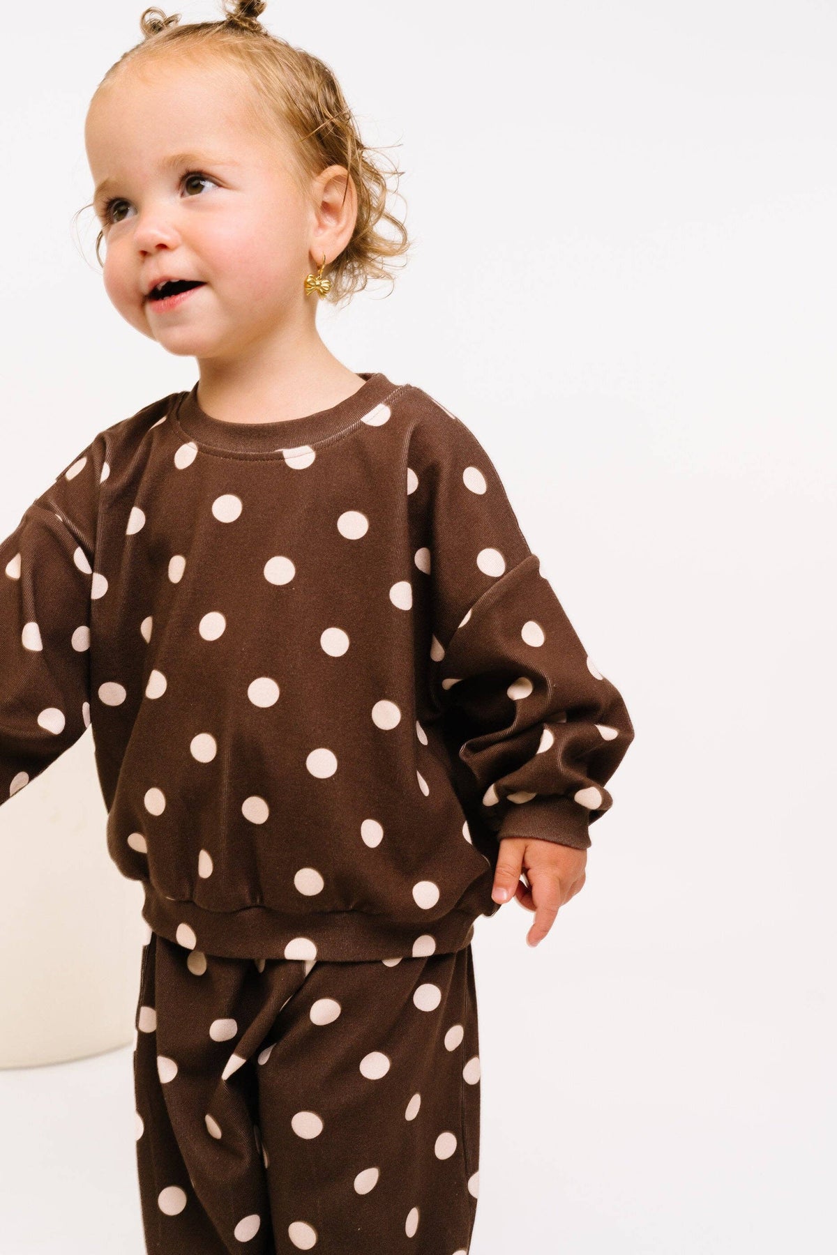 Espresso Polkadot Sweatsuit