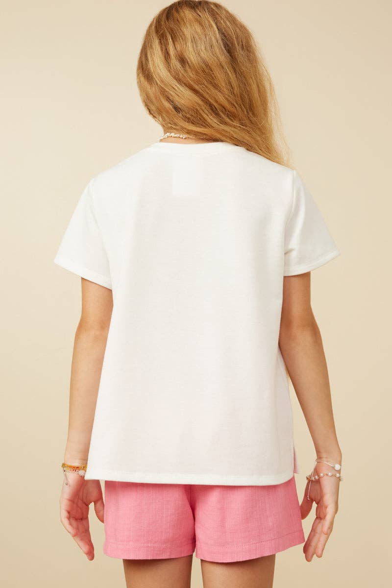 Multi Floral Patched Tee