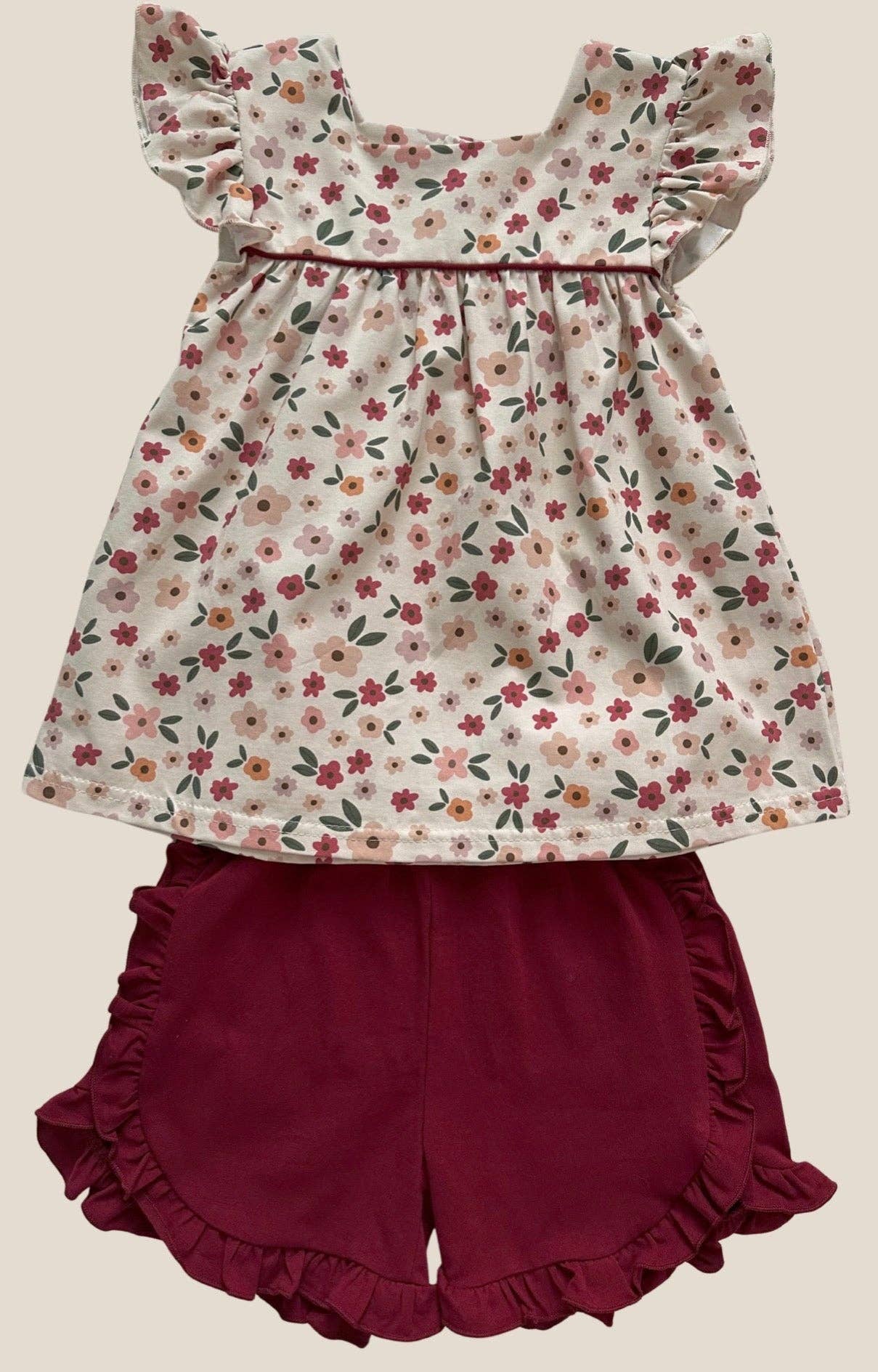 Ella’s Floral Short Set