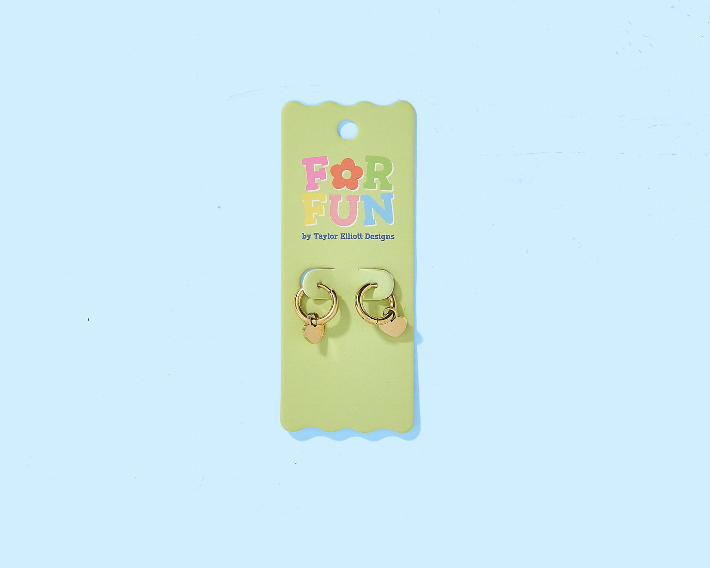 Heart Charms Huggies - Collins