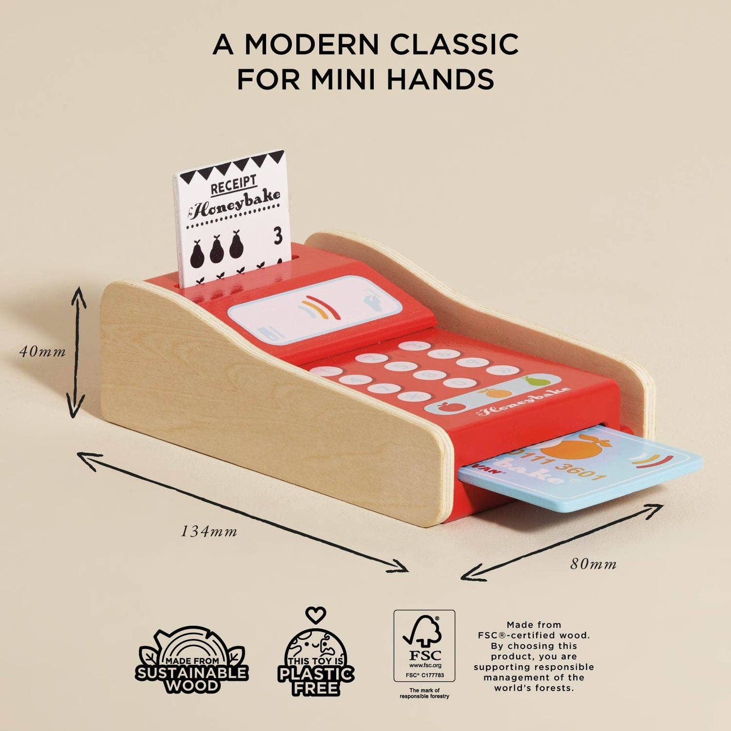 Wooden Shop Card Machine