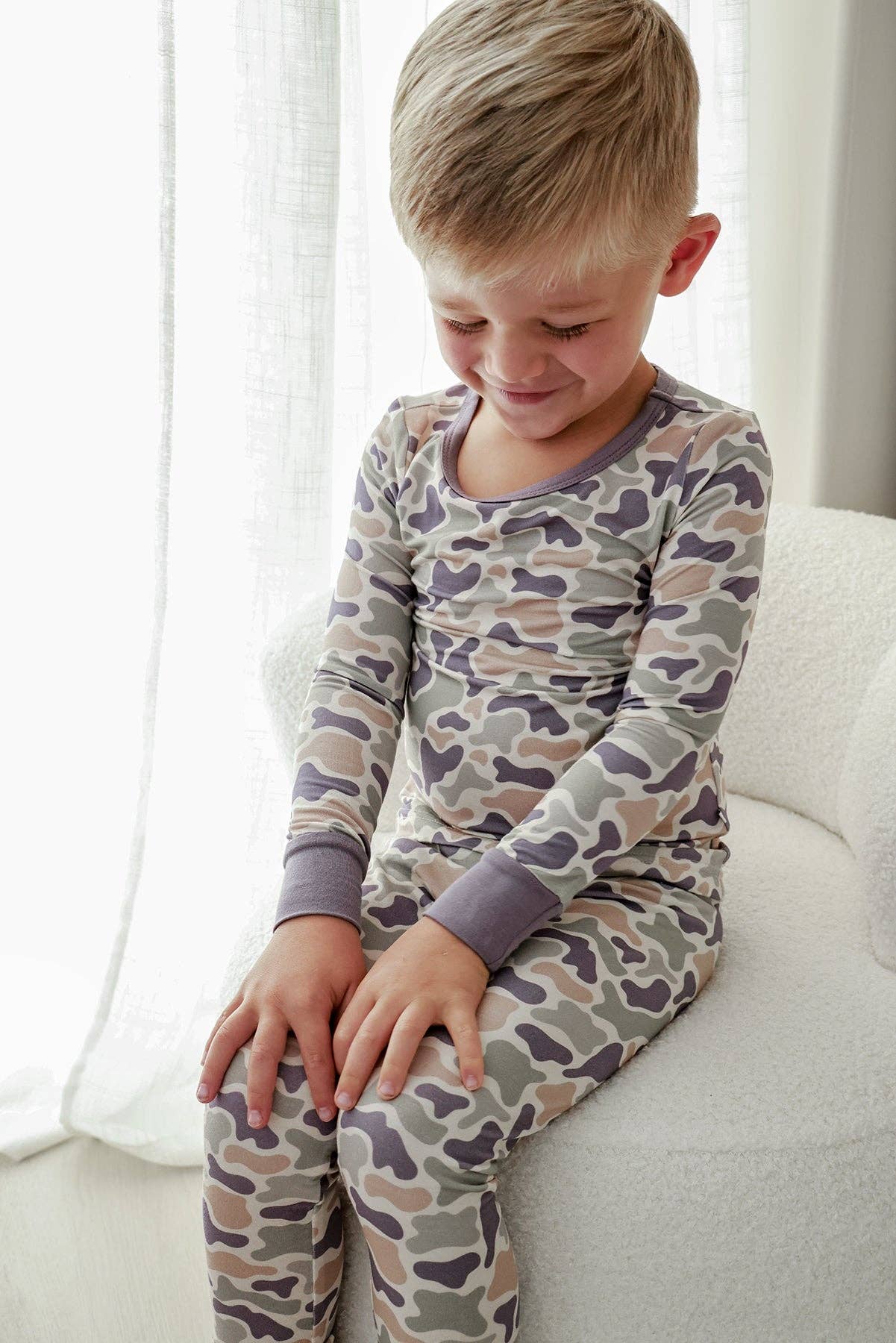 Two Piece PJ Set | Camo Cutie