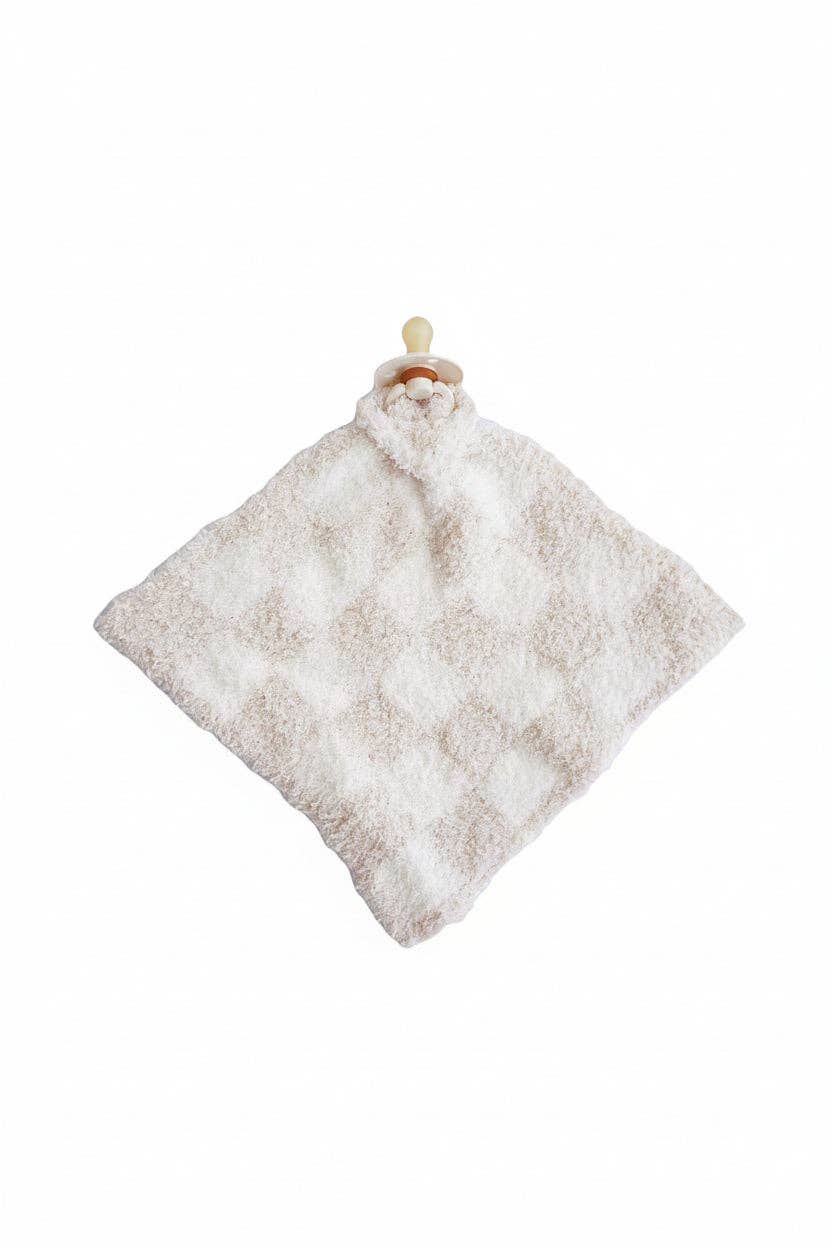 CuddleLane™ Luxe Lovey | Toffee Check
