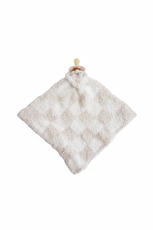 CuddleLane™ Luxe Lovey | Toffee Check