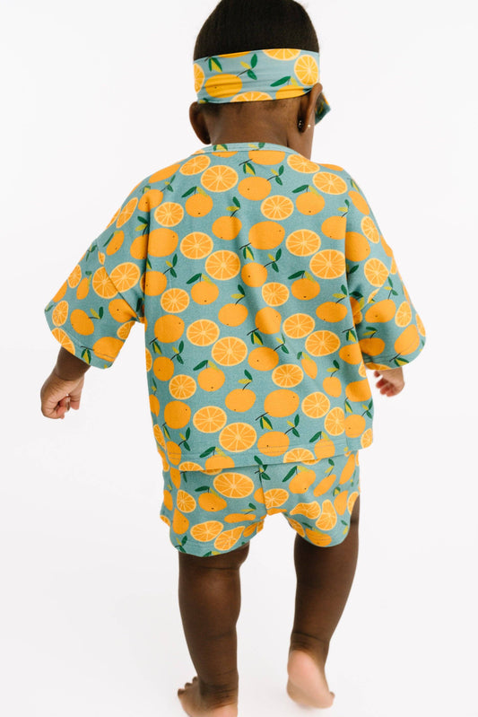 Orange Breeze Slouchy Set