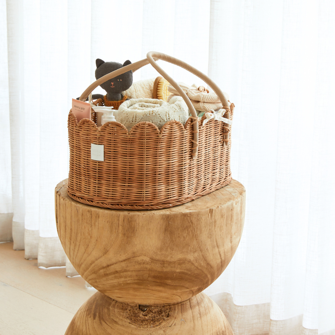 POPPY DIAPER CADDY MOCCA
