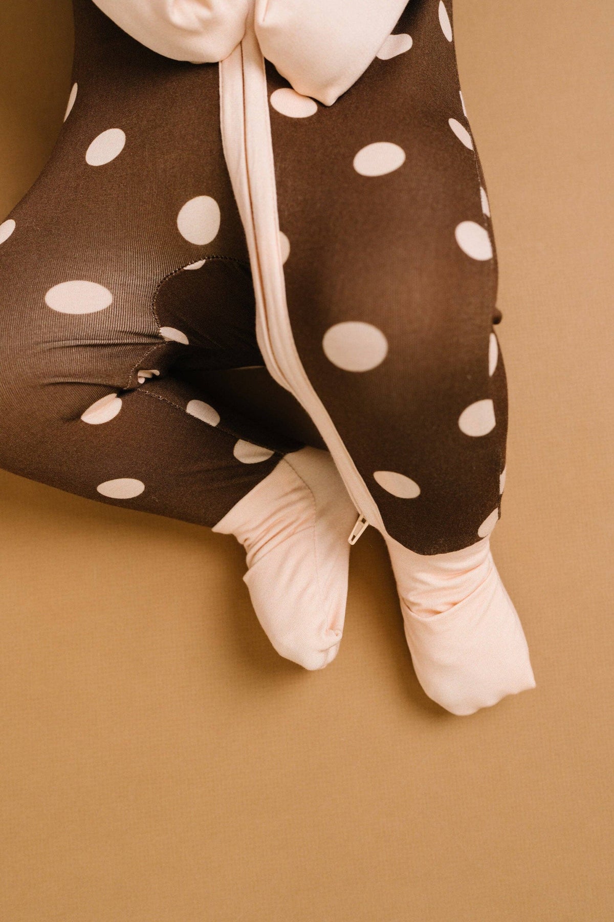 Espresso Polkadot Bamboo Sleeper
