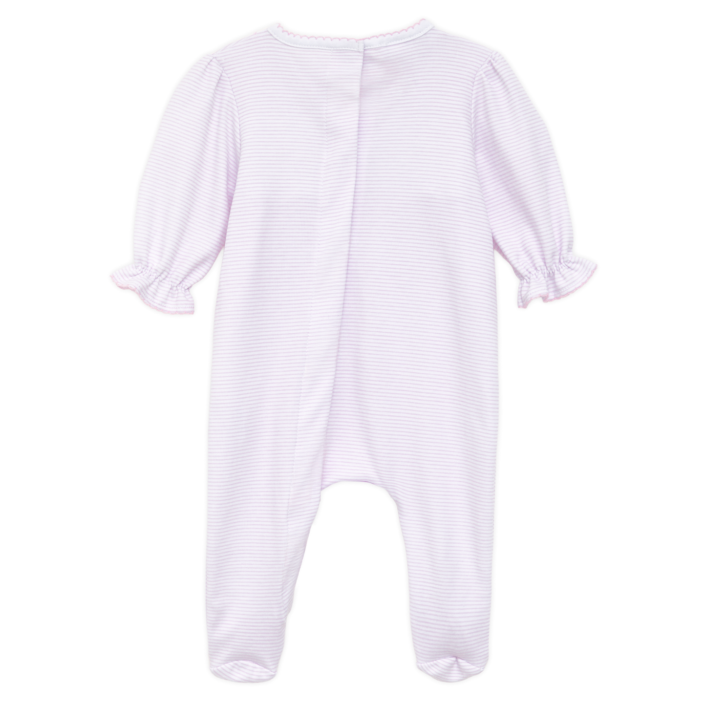 Julia Smocked Footie - Pink