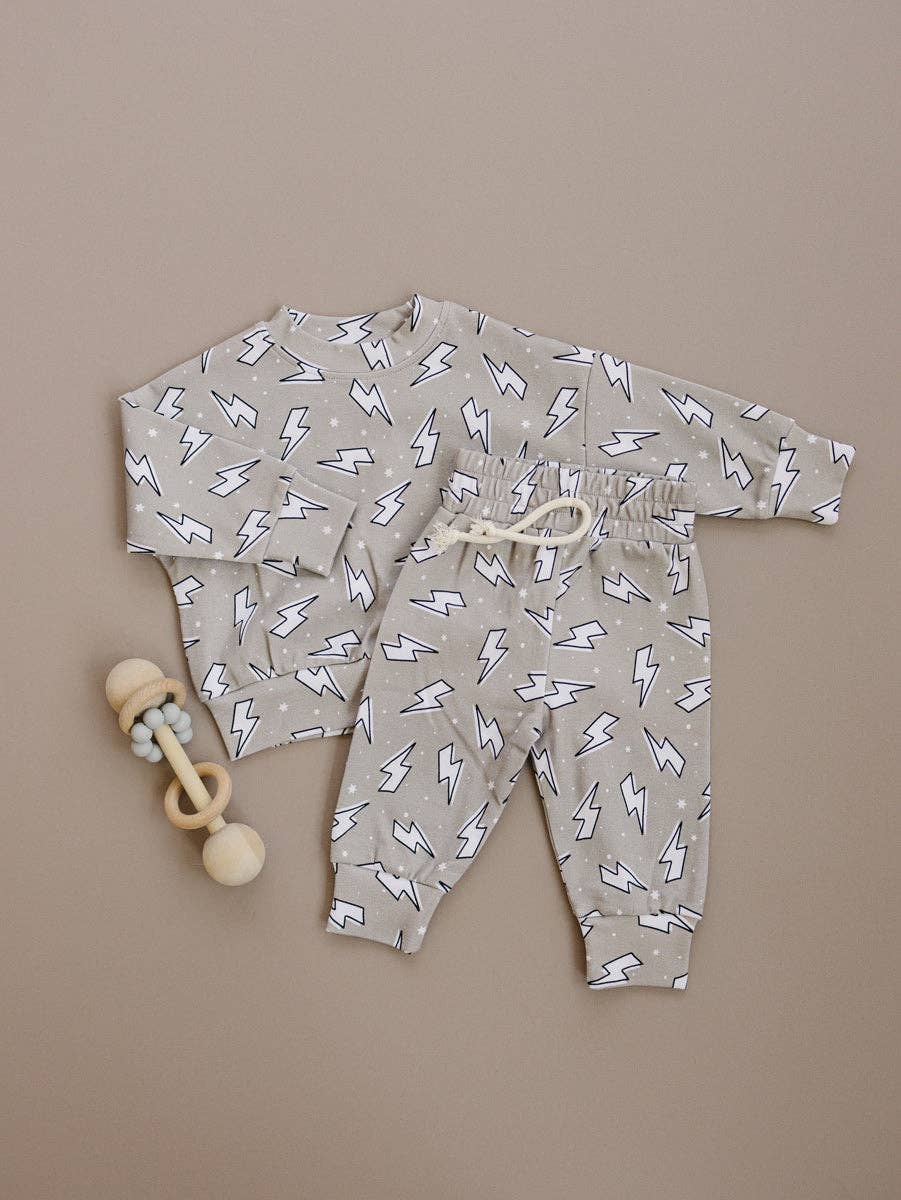 Jogger Set | Latte Bolts