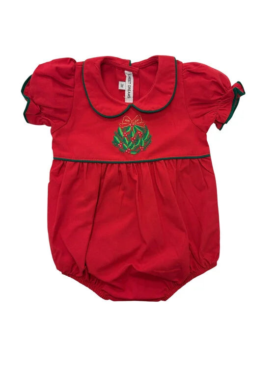 Holly Bow Ornament Bubble/Dress