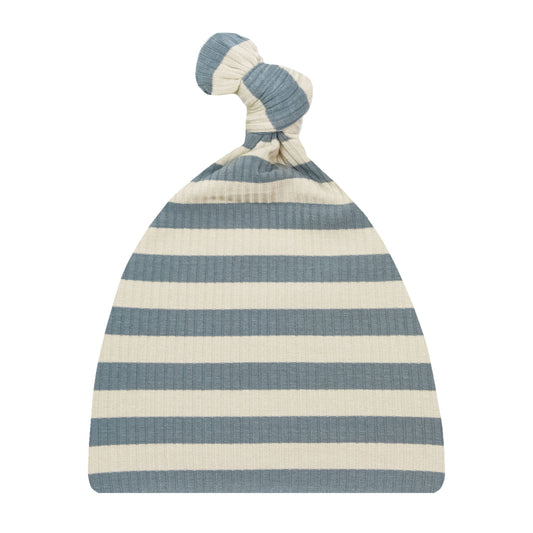 Lincoln Top Knot Hat - Newborn-3 Month