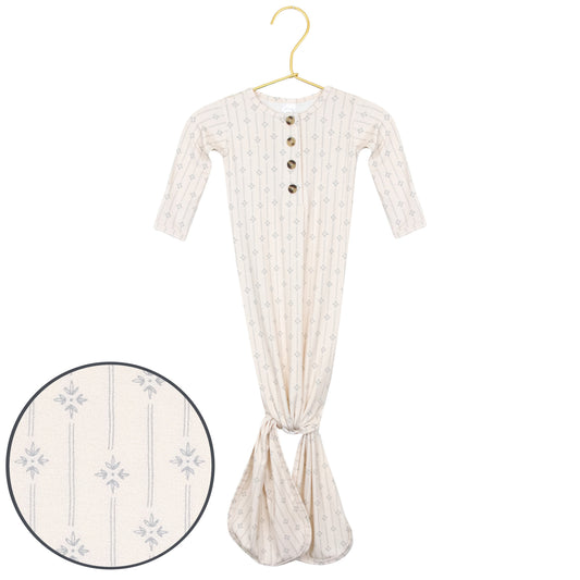 Kit Knotted Gown- Newborn to 3 Months