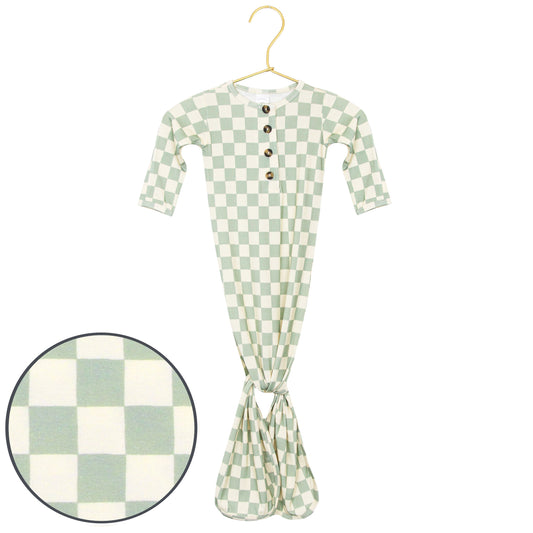 Kirby Knotted Gown- Newborn to 3 Months